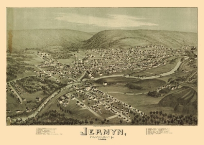 Picture of JERMYN PENNSYLVANIA - FOWLER 1889 