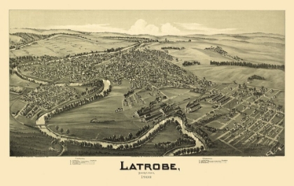 Picture of LATROBE PENNSYLVANIA - FOWLER 1900 