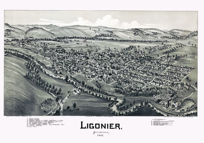 Picture of LIGONIER PENNYSYLVANIA - FOWLER 1900 