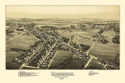 Picture of MACUNGIE PENNSYLVANIA - FOWLER 1893 