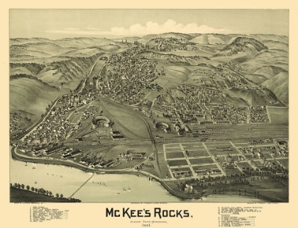 Picture of MCKEES ROCKS PENNSYLVANIA - FOWLER 1901