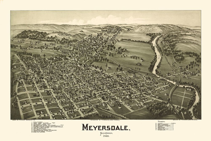 Picture of MEYERSDALE PENNSYLVANIA - FOWLER 1900 
