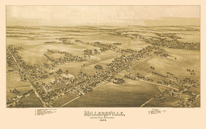 Picture of MILLERSVILLE PENNSYLVANIA - FOWLER 1894 