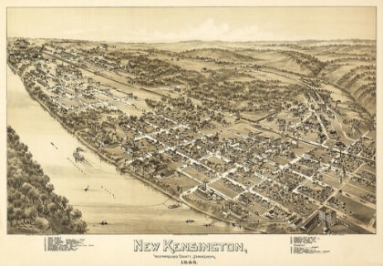Picture of NEW KENSINGTON PENNSYLVANIA - FOWLER 1896 
