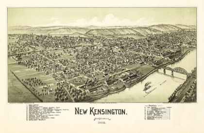 Picture of NEW KENSINGTON PENNSYLVANIA - FOWLER 1902 
