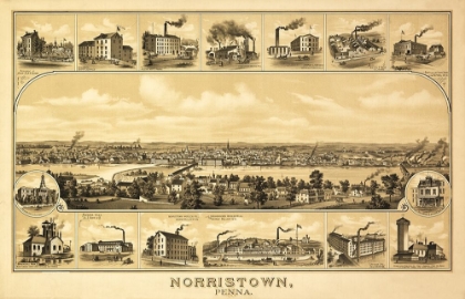 Picture of NORRISTOWN PENNSYLVANIA -1881