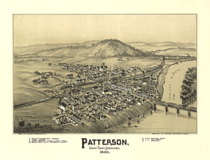 Picture of PATTERSON PENNSYLVANIA - FOWLER 1895 