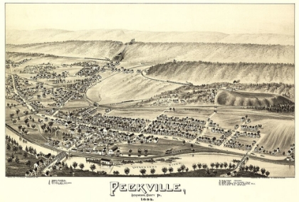 Picture of PECKVILLE PENNSYLVANIA - FOWLER 1892 
