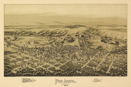 Picture of PEN ARGYL PENNSYLVANIA - FOWLER 1894 