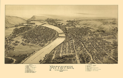 Picture of PITTSTON PENNSYLVANIA - MOYER 1892 
