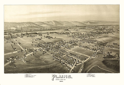 Picture of PLAINS PENNSYLVANIA - FOWLER 1892 