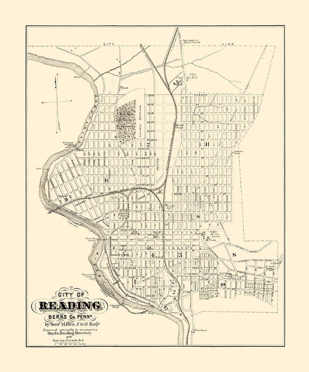 Picture of READING PENNSYLVANIA - BOYD 1877 