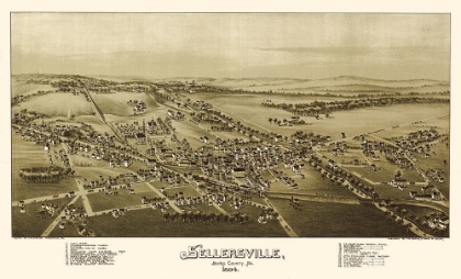 Picture of SELLERSVILLE PENNSYLVANIA - FOWLER 1894 