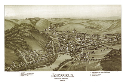 Picture of SHEFFIELD PENNSYLVANIA - FOWLER 1895 