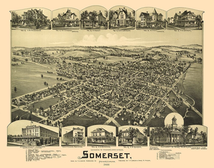 Picture of SOMERSET PENNSYLVANIA - FOWLER 1900 