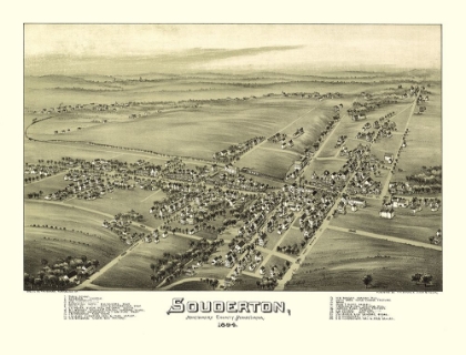 Picture of SOUDERTON PENNSYLVANIA - FOWLER 1894 