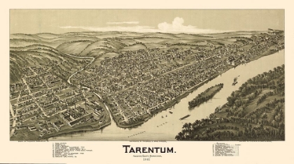 Picture of TARENTUM PENNSYLVANIA - FOWLER 1901 