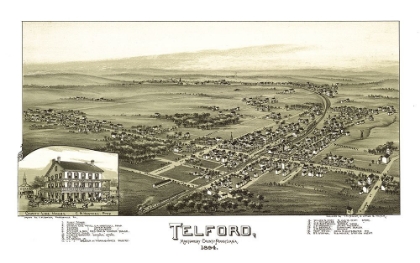 Picture of TELFORD PENNSYLVANIA - FOWLER 1894 