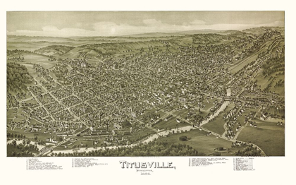 Picture of TITUSVILLE PENNSYLVANIA - FOWLER 1896 