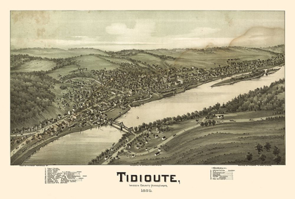 Picture of TIDIOUTE PENNSYLVANIA - FOWLER 1896 