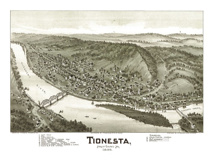 Picture of TIONESTA PENNSYLVANIA - FOWLER 1896 