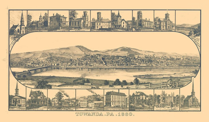Picture of TOWANDA PENNSYLVANIA - CRAWFORD 1880 
