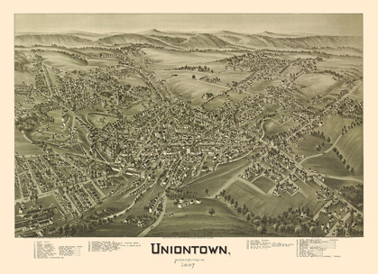 Picture of UNIONTOWN PENNSYLVANIA - FOWLER 1897 