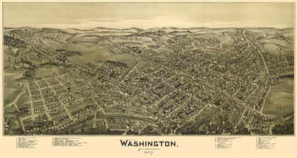 Picture of WASHINGTON PENNSYLVANIA - FOWLER 1897 