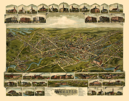 Picture of WEBSTER PENNSYLVANIA - BAILEY 1892 