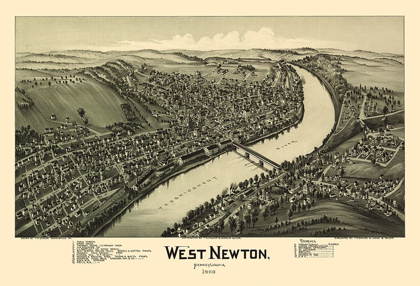 Picture of WEST NEWTON PENNSYLVANIA - FOWLER 1900 