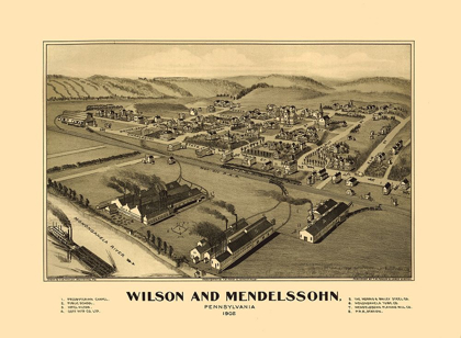 Picture of WILSON MENDELSSOHN PENNSYLVANIA- FOWLER 1902 
