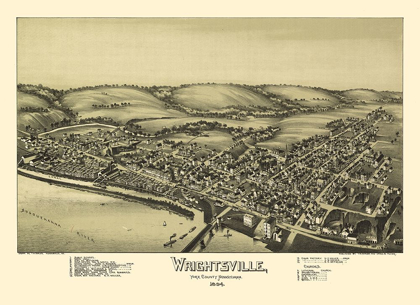 Picture of WRIGHTSVILLE PENNSYLVANIA - FOWLER 1894 