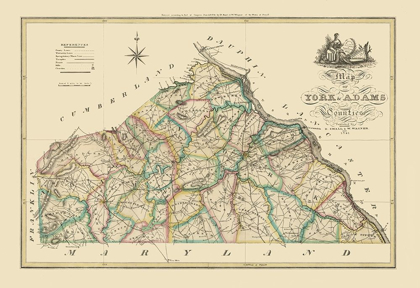 Picture of YORK COUNTY PENNSYLVANIA - WAGNER 1821