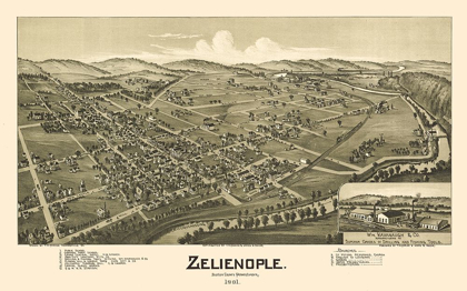 Picture of ZELIENOPLE PENNSYLVANIA - FOWLER 1901 
