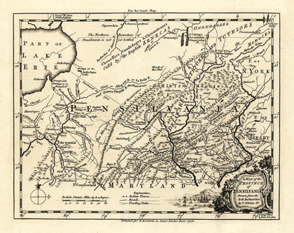 Picture of PENNSYLVANIA - KITCHIN 1756 