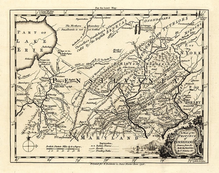 Picture of PENNSYLVANIA - KITCHIN 1756 