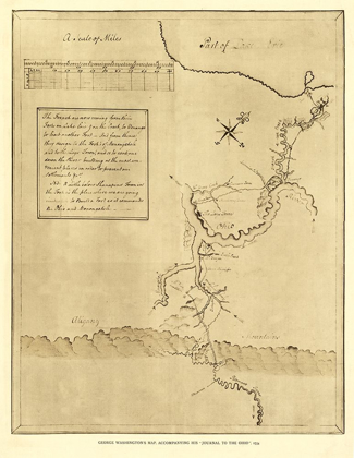 Picture of PENNSYLVANIA - WASHINGTON 1754 