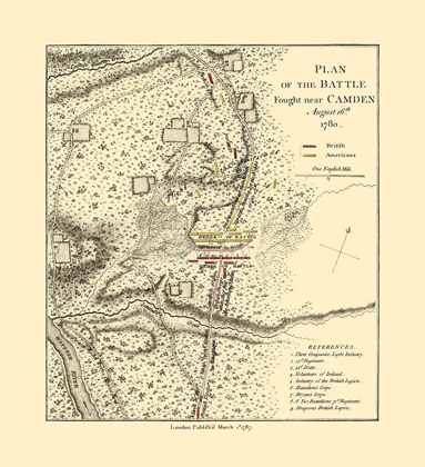 Picture of CAMDEN SOUTH CAROLINA - FADEN 1787 