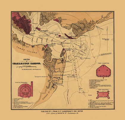 Picture of CHARLES TOWN SOUTH CAROLINA - WILLIAMS 1860 