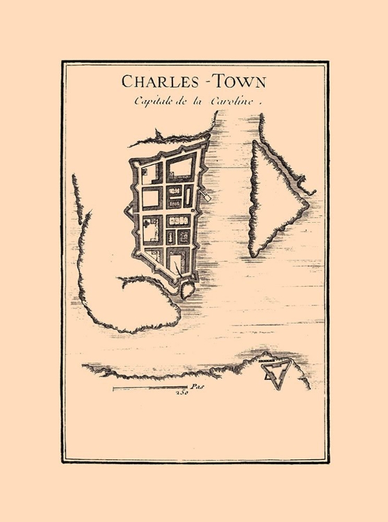 Picture of CHARLES TOWN SOUTH CAROLINA -1780