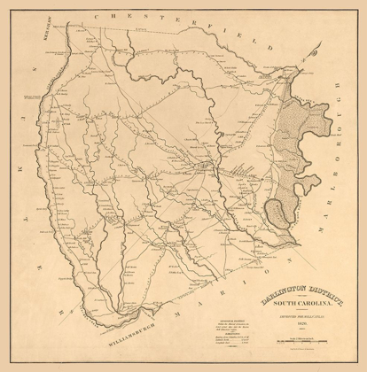 Picture of DARLINGTON COUNTY SOUTH CAROLINA - TANNER 1825 
