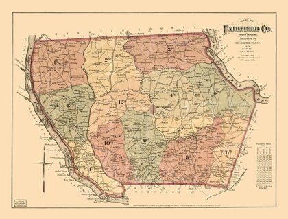 Picture of FAIRFIELD COUNTY SOUTH CAROLINA - ELKIN 1876 