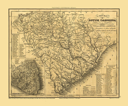 Picture of SOUTH CAROLINA - TANNER 1836 