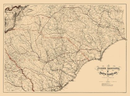 Picture of SOUTH CAROLINA - BACHE 1865 