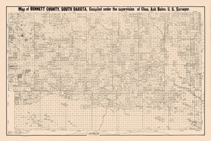 Picture of BENNETT COUNTY SOUTH DAKOTA - BATES 1910 