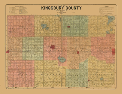 Picture of KINGSBURY COUNTY SOUTH DAKOTA - PETERSON 1899 