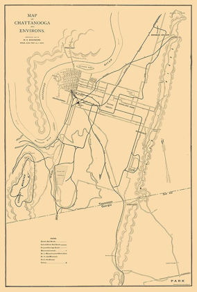 Picture of CHATTANOOGA TENNESSEE - BIRCHMORE 1895 