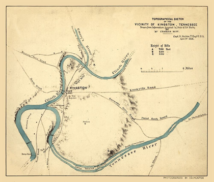 Picture of KINGSTON TENNESSEE - MICHLER 1863 