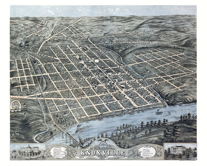 Picture of KNOXVILLE TENNESSEE - MERCHANT 1871 