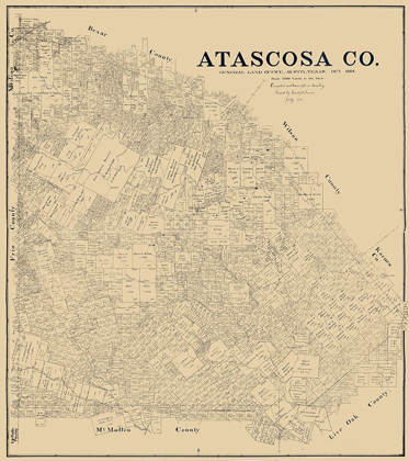 Picture of ATASCOSA COUNTY TEXAS - ROSENBERG 1894 